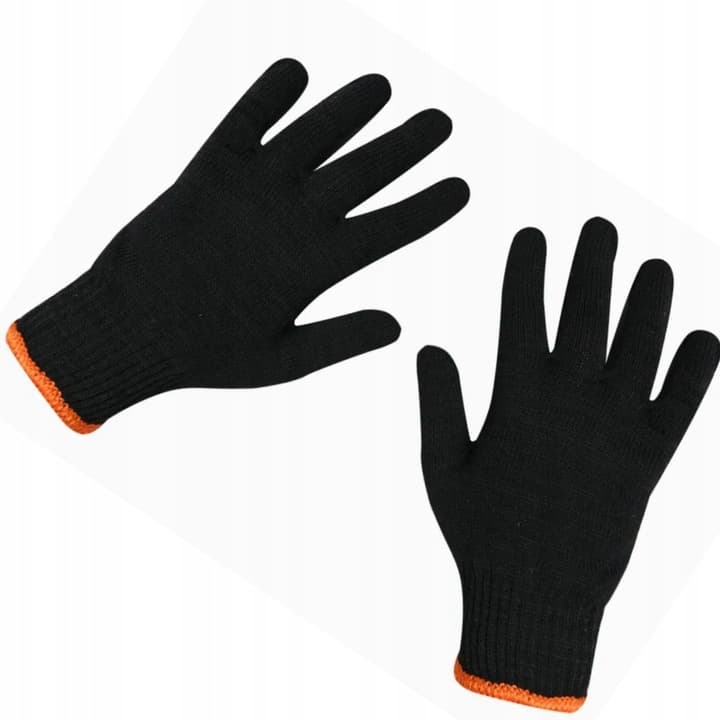 A14_tds0007c_rękawiczki czarne ocieplane robocze - 10 PAR