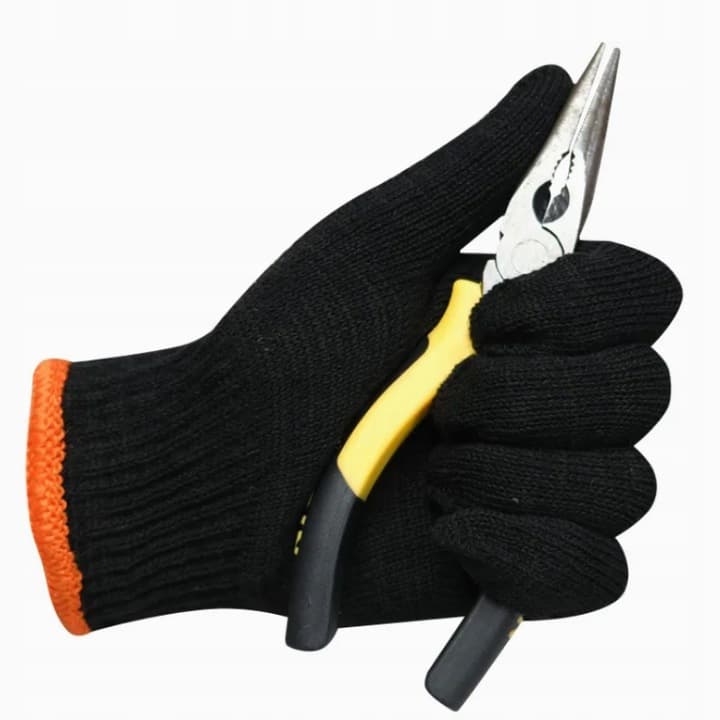 A14_tds0007c_rękawiczki czarne ocieplane robocze - 10 PAR