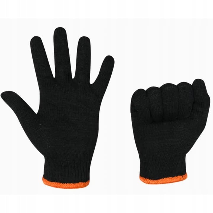 A14_tds0007c_rękawiczki czarne ocieplane robocze - 10 PAR