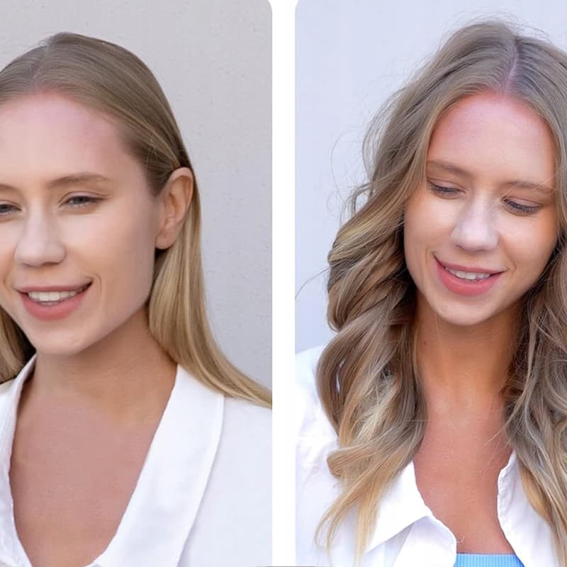 B10_tds0279_Wałek do kręcenia włosów - RÓŻ