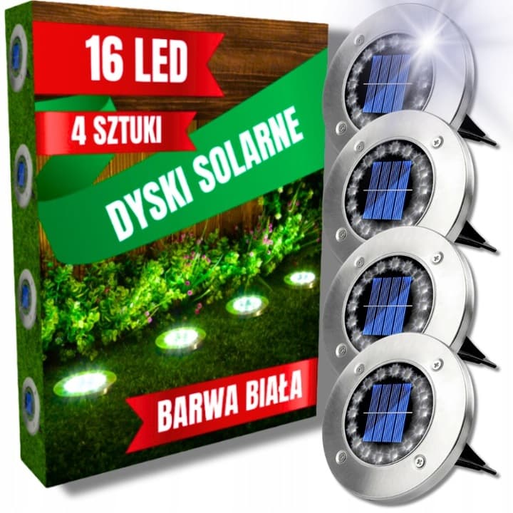 C1_tds0572_4x Solarna lampa gruntowa 16 LED